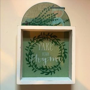 Take your thyme decor